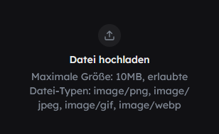 Bild hochladen