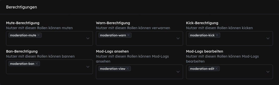 Berechtigungen