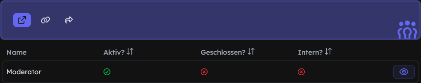 Ausschreibungen Übersicht