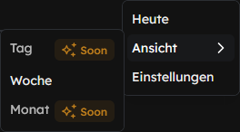 Kalender Menü