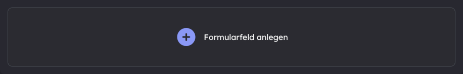 Formularfeld erstellen