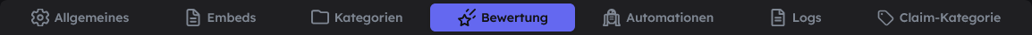 Tabs Bewertung