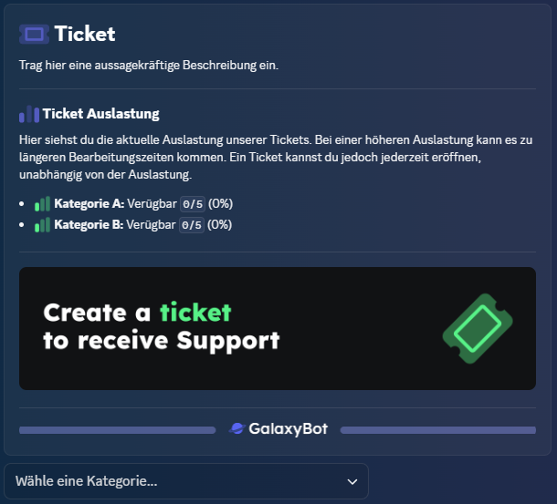 Ticket Panel