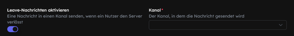 Goodbye Nachricht