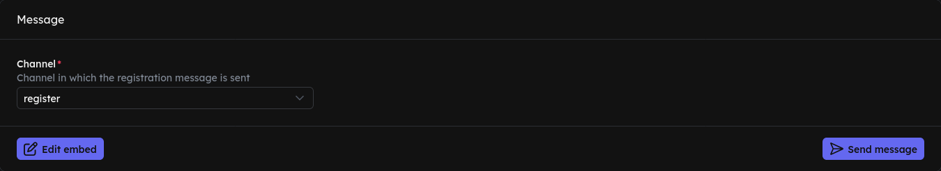 Select channel