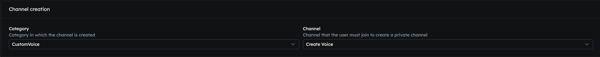 Channel Selection