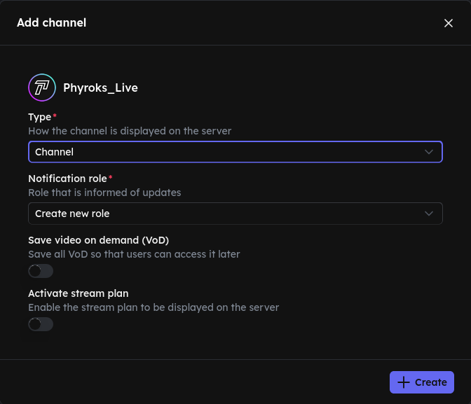 Add Social Media Channel