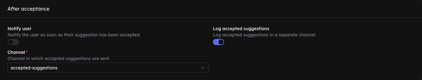 After acceptance