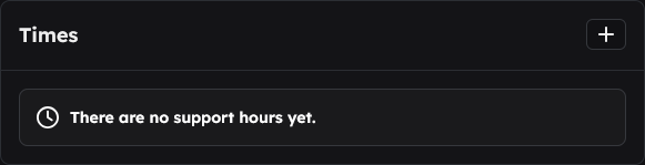 no times