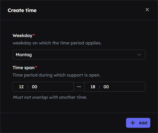 add times