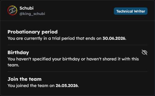 Mine profile