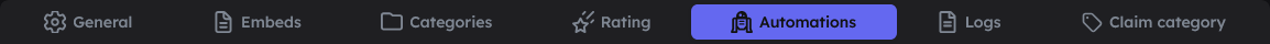 Automation Tabs