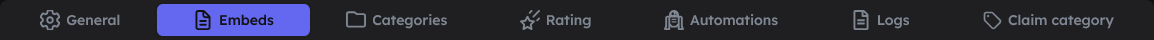 Embed Tabs
